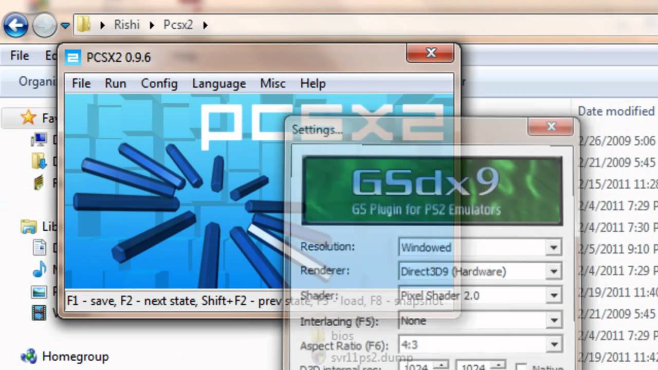pcsx2 plugins and bios pack